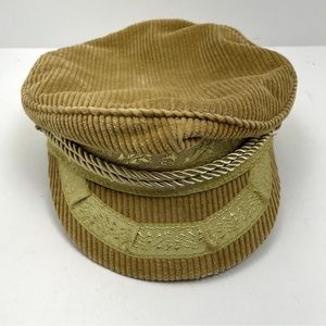 RARE NWOT Mustard Brixton Fiddler Fisherman Corduroy Cap